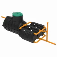 Комплект АК "Rostok" Коттеджная Оптима чёрный (1970х 1438х 7682)