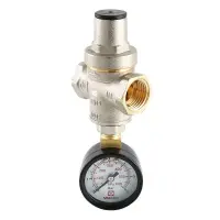 1/2" VALTEC редуктор давления поршневой с манометром