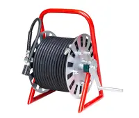 Намотчик шлангов BrexWINDER 4000. 
Комплект: шланг 40 метров DN6, Гидродинамическая насадка с 4мя от