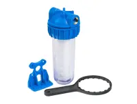 Колба 10" CFC-10K (резьба 1/2") с картриджем SC-10W (5мкм)