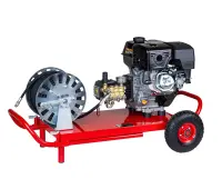 Машины для прочистки труб высоким давлением.Модель: BrexJET Petrol ECO 2500. 20 л/час,  250 бар, 13 