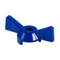 Ручка бабочка для крана 1/2" VALTEC, синяя