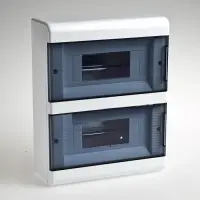 Модульный щиток для 18 АВ О/У 222*227*93 с 2-мя дверцами