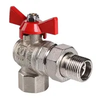 Кран шаровой угловой с полусгоном ВР-НР 3/4" VALTEC Base