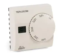 Термостат комнатный Teplocom TS-2AA/8A, проводной, реле 250В, 8А