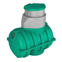 Септик "Rostok" Дачный зеленый (1840х 1115х 1680)