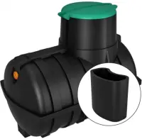 Септик "Rostok" "Коттеджный Плюс" с насосным отсеком (2090х 1440х 2360)