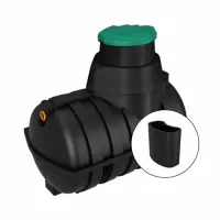 Септик "Rostok" Загородный с насосным отсеком (2000х 1305х 2220)