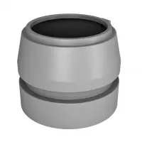 Горловина септика "Росток" 640мм серый (680х 780х 780)